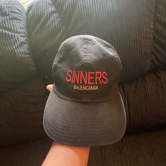 Balenciaga Sinners Black Cap - Picture 1 of 1